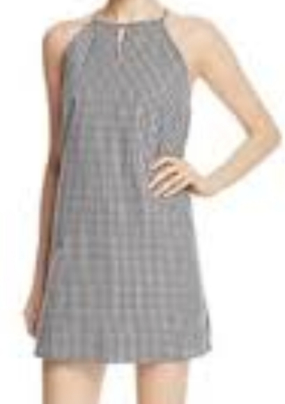 FINN & GRACE Gingham print shift dress. Size L - Picture 6 of 6